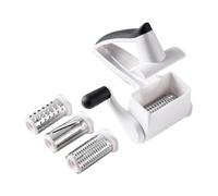 Ronyme Kitchen Rotary Grater Chopper Easy to Use Manual Hand Crank Cheese Shredder