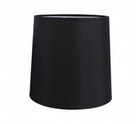 Ronyme Lampshade Drum Shade Tapered Cover E27 Shade with 4cm Inner Diameter Soft Glow Cloth Construction Contemporary Look Suitable for Table lamp Floor lamp Bedside Lighting, Black