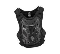Ronyme Motocross Chest Protector Breathable Wear Resistant Easy Carrying Motorcycle Body Protection Vest Multiuse for Cycling Adults, Black