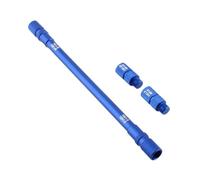 Ronyme Motorcycle Fork Damper Rod Bleed Tool, Universal M8 M10 M12 M14 Fork Holding Tool with 1.0/1.25 Thread Pitches, Aluminum Alloy Damper Rod Retrieval Tool for Shock Absorber Maintenance, Blue