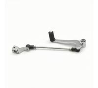 Ronyme Motorcycle Gear Lever Replacement Shifter Pedal Arm with Rubber Toe Pad and Clamp Mount Chrome Metal and Rubber Construction Suitable for Daily Riding Repair Shops Motorcycles