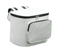 Ronyme Motorcycle Tail Bag Motor Rear Hanging Bag Zipper Detachable Multifunctional Luggage Storage Waterproof for Travel Outdoor, White