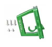 Ronyme Mounting Bracket Folding Bike Front Carrier Block Rack Mount Luggage Adapter Aluminum Alloy CNC Light Secure Pull Release suitable for city rides daily commuting weekend, Postal Green