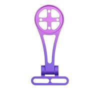 Ronyme Out Front Bike Computer Mount Light Stand, Adjustable Stem Extension Bracket, Action Camera Holder for Mountain Bikes, Gradient Purple
