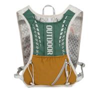 Ronyme Outdoor Vest Running Backpack Jogging Chest Pack With Mesh Panels And Elastic Cord Storage Suitable for fitness training jogging hiking backpacking , Green