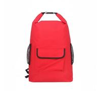 Ronyme Outdoor Waterproof Pack Dry Bag Backpack Airtight Seal PVC Construction Stitching Lightweight Comfort suitable for kayaking canoe trips beach sports, Red, Red, 30L