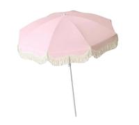 Ronyme Patio Umbrella Fringe Tassel Sun Protection Beach Outdoor Pole Parasol for Party Backyard Outside Family Festival