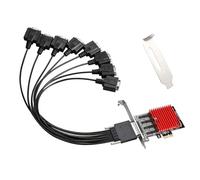 Ronyme PCIe to 8 Port Expansion Card Sturdy Express Card Versatile Components Easy Installation Quality High Performance Adapter Card