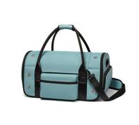 Ronyme Pet Carrier Bag Portable Carrier Tote Travel Bag With Mesh Ventilation Openings Foldable Oxford Construction With Rear Trolley Sleeve Suitable for, Green, 20 Inch