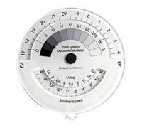 Ronyme Photography Cheat Sheets White Gifts Replacement Acrylic Zone Exposure Calculator Chart Professional Accessory Reference Card, S