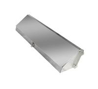 Ronyme Pigeon Feeder Trough Race Pigeon Grit Feeder Bird Dispenser Slot Container Weatherproof Garden Rainproof for Ducklings, L