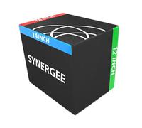 Ronyme Plyometric Jump Box Jumping Exercise Equipment Heavy Duty Soft Plyo Box Gym Step up Boxes Platform for Strength Training, Versatile for Fitness Exercise Workout Conditioning Lunges Skipping, B