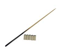 Ronyme Pool Cue Accessories for Children Lightweight Professional Billiard Bar Anti Cue Tip with 11mm Tip Wood Equipment, 120 cm