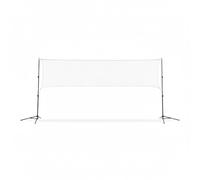 Ronyme Portable Badminton Net Set Lightweight Foldable Aluminum Alloy Stable Easy Assembly Suitable for Indoor Recreation, 5.1m for standard singles