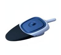 Ronyme Portable Bedpan Fracture Bedpan with Lid, Array, Light Blue and Dark Blue with Seat Cover, Upgraded Model, with Seat Cover, No Pressure Ring