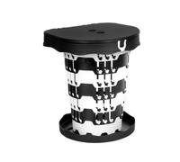 Ronyme Portable Folding Commode Portable Toilet Camping Travel Emergency with Space Saving Fold and PP Nylon Build Suitable for Trips Emergency use Festivals Remote Regions