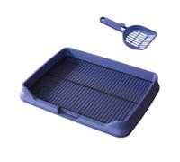Ronyme Portable Toilet Indoor Dog Toilet Puppy Potty Tray Pet Litter Pan Grid Drain Design Smooth Texture Quick Wash Suitable for apartments balconies, color to 2, size to 2