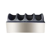Ronyme Poultry Feeder Trough Poultry Feeding Tray Large Capacity No Waste Chick Feeding Dispenser Waterer for Geese Chicken Bird, 20cmx10cm