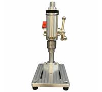 Ronyme Precision Bench Drill Compact Drill Press Benchtop Workshop Tool Aluminum Alloy Cross-Slide Vise Portable Movement Stable Suitable for Delicate, Three-jaw Chuck