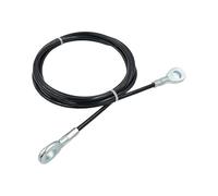 Ronyme Pulley System Cable Fitness Pulley Cable 5mm Premium Attachment Exercise Machine Cable Workout Steel Wire Rope Home Gym Cable, 1m