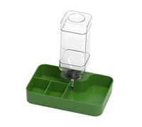Ronyme Reptile Feeder Food Dish Amphibians Accessory Drinking Bowl Water Bowl for Bearded Dragon Chameleon Turtle Snake Gecko, Green Large