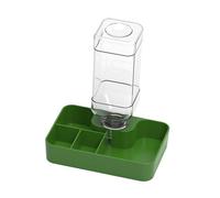 Ronyme Reptile Feeder Food Dish Amphibians Accessory Drinking Bowl Water Bowl for Bearded Dragon Chameleon Turtle Snake Gecko, Green Small