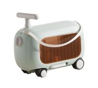 Ronyme Ride on Suitcase Children's Suitcase Compact Travel Rideable Lightweight Luggage Case Carry on Luggage for Airplane Essential, Blue