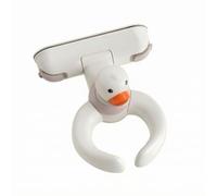 Ronyme Rust-Resistant Foldable Bath Support | dampnessResistant, Wall-Mounted Bath Rack, for washroom, Young Children, Parents, Brown, Duck