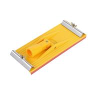 Ronyme Sanding Paper Holder Drywall Sander Block with Rotating Head Ergonomic Handle Strong Metal Clips Thick Cushion Base Suitable for Drywall Finishing