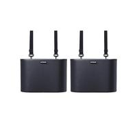 Ronyme Seat Back Storage Box Car Seat Back Organizer PU Leather Car Accessories Interior Decoration Hooks Stowing Tidying Cup Holder, 2 Pieces