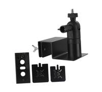 Ronyme Security Camera Bracket Wall Mounted Practical Metal Adjustable Angle Surveillance Camera Holder for Home, Black