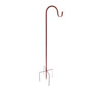Ronyme Shepherds Hook Garden Hanging Stake Easy Installation Outdoor Bird Feeder Pole Garden Planter Hook for Porch Planters Yards, 120cm height