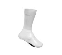 Ronyme Shoe Covers Overshoes Booties Guard With Smooth Molded Upper PU Polyester For Training City Commute Open Road, Array, White