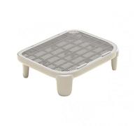 Ronyme Slatted Grid Litter Tray | Ventilated, Cat litter sieve Mat, for throughout the year Use, Apartments, Gray