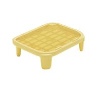 Ronyme Slatted Grid Litter Tray | Ventilated, Cat litter sieve Mat, for throughout the year Use, Apartments, Yellow