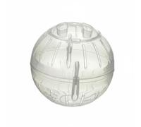 Ronyme Small Exercise Ball Hamster Gear Toy Pet Exercise Sphere Lightweight PP Material Cage Suitable for Small Animal Play Home 12cm, White