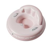 Ronyme Snow Tube, Inflatable Sled Outdoor Activity Thickened Portable Heavy Duty with Handles, for Children Family Kids Winter Gift, Pink