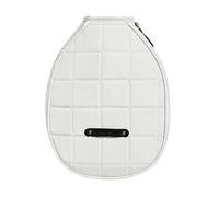 Ronyme Sports Racket Case Pickleball Bag Paddle Cover Tennis Bag Shoulder Bag with Soft Composite Quilted Protection Large Capacity Suitable for Athletes, White