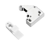Ronyme Spring Buckle Lock Spring Loaded Mini Tip Push Rustproof Steel Cupboard Doors Lock for Wardrobe Cabinet Doors Drawer, A