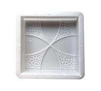 Ronyme Square Concrete Form Block DIY Wall Decorative Brick Maker, Easy Demolding for Pavement Patio Stepping Stones, Style A