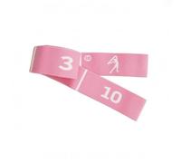 Ronyme Stretch Band Resistance Strap Featuring Numbered Segments And 9 Loops Polyester Cotton Material Firm Hold For Controlled Movement Suitable for home, Rose Red