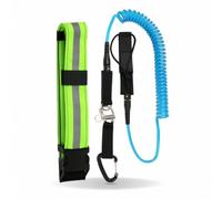 Ronyme Surfboard Belt Paddle Board Leash Surf Waist With TPU Coiled Cord Fast Detach Hardware Reflective Belt Comfortable And Secure suitable for training leisure