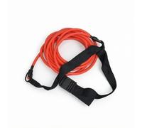 Ronyme Swim Training Band Swim Tether Resistance Cord Stationary Swimming Belt With Elastic Silicone Tube And Adjustable Nylon Strap For Stroke Consistency, 4 Meters