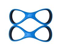 Ronyme Swimming Arm Alignment Band Stroke Elbow With Double Loop Structure PP TPE Fit Suitable for swim practice endurance sets pool coaching adult training, Blue, S