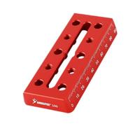 Ronyme Telescope Dovetail Mounting Plate Professional Replacement Astronomical Telescope Accessories Astrophotography Aluminum Alloy, 100mm Red