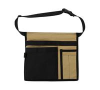 Ronyme Tool Belt Apron Work Canvas Tool Belt Pouch for Men Women Water Resistant Pouch Toolbelt Bag with Adjustable Belt Gardening Tool Waist Bag for DIY Woodwork Construction, Khaki
