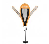Ronyme Training Basketball Mannequin Figure With Portable Design And Detachable Arms Adjustable Height suitable for practice coaching school teams, Orange, Orange With Ears