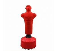 Ronyme Training Silicone Punching Bag Torso Strike Target Molded Silicone Surface Freestanding Stable Base Suitable for Home Classes, Red