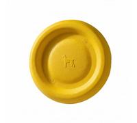 Ronyme Training Toy Flyer Interactive Disc Flyer EVA Material Textured Grip Buoyant Design Suitable for summer outings shoreline runs picnic days, Rock Yellow, 21cm Diameter