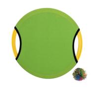 Ronyme Trampoline Paddle Ball Game Set Sensory Training Equipment Throwing and Catching Family Flying Disc for Camping Lawn Party, Green